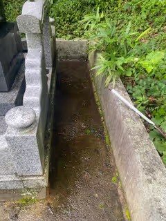 外柵周り清掃の様子 （After）